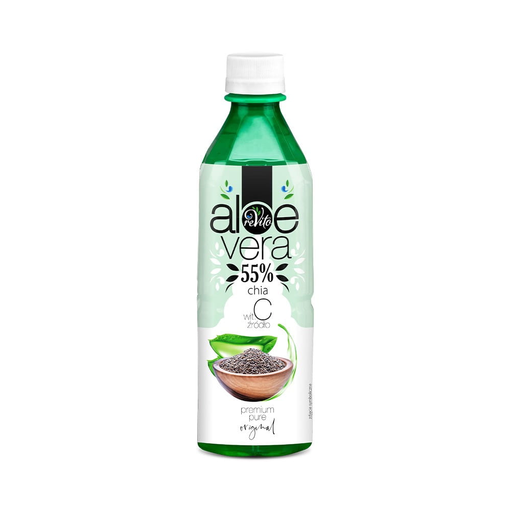 Aloe Vera Getränk mit Chia 500 ml REVITO