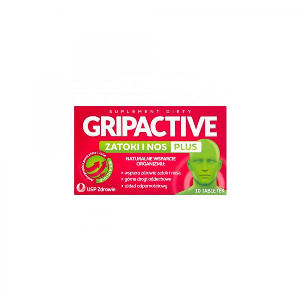 Gripactive Nebenhöhlen und Nase plus 10 Tabletten