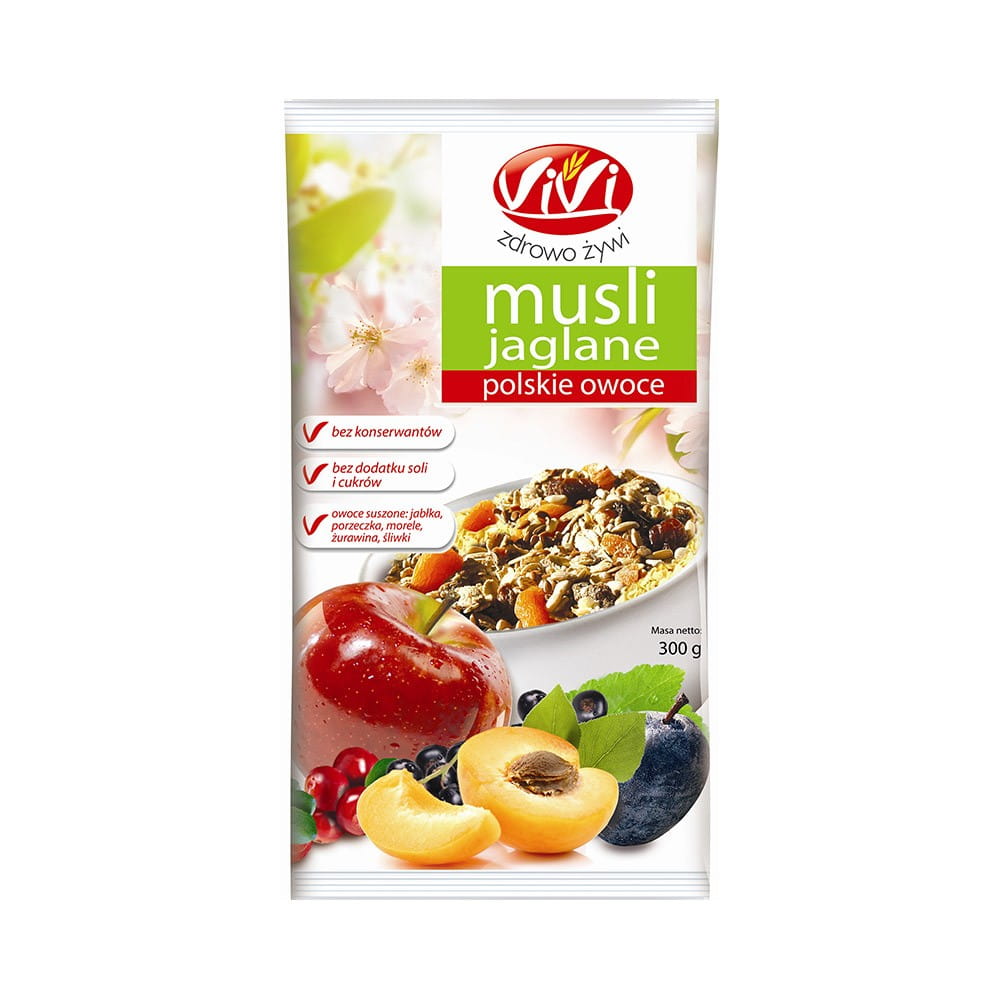 Hirsemüsli Polnische Frucht 300 g VIVI