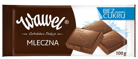 Milchschokolade ohne Zuckerzusatz 100g WAWEL