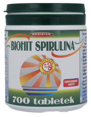 Spirulina Biohit 200 mg 700 Tabl. MERIDIAN