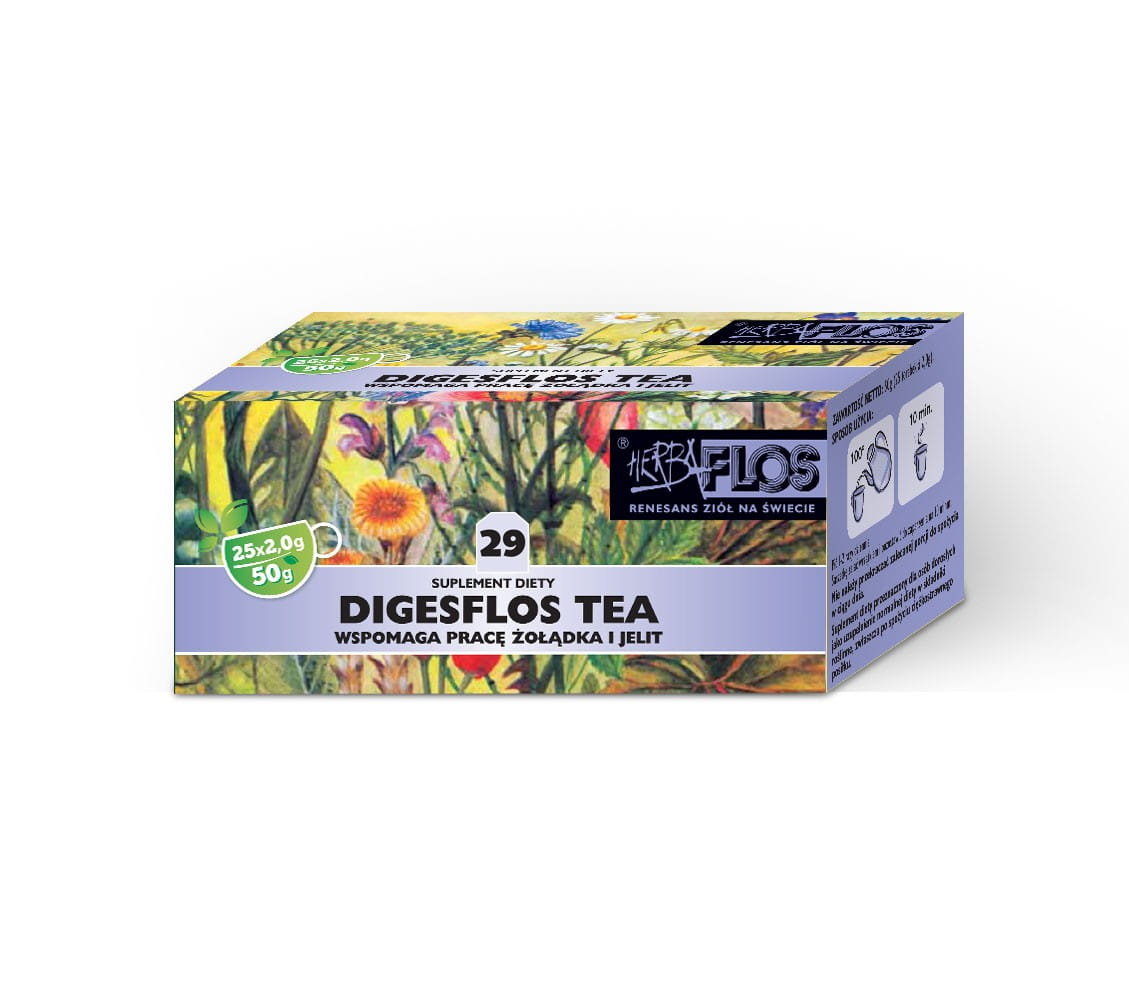 29 digesflos Tee fix 25 x 2g - Magen/Darm herba - FLOS