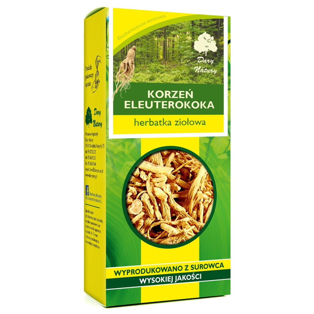 Eleutherococcus-Wurzel 50g DARY NATURY (Ginseng - Sibirischer Ginseng)