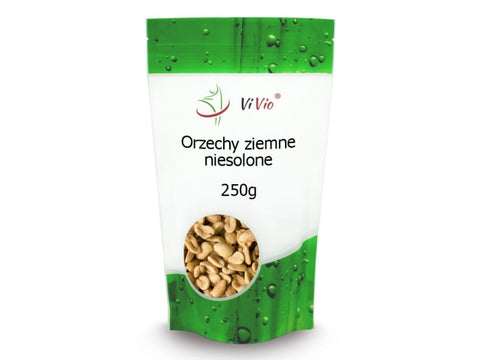 Arašidy nesolené 250g - VIVIO