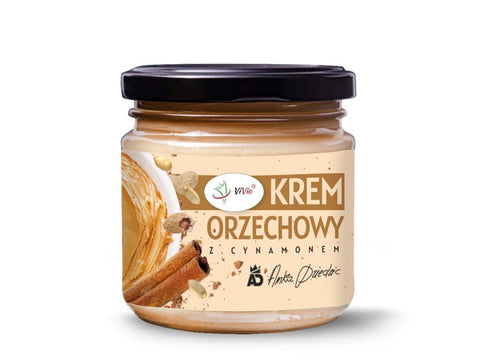 Peanut cream with cinnamon 200g - VIVIO