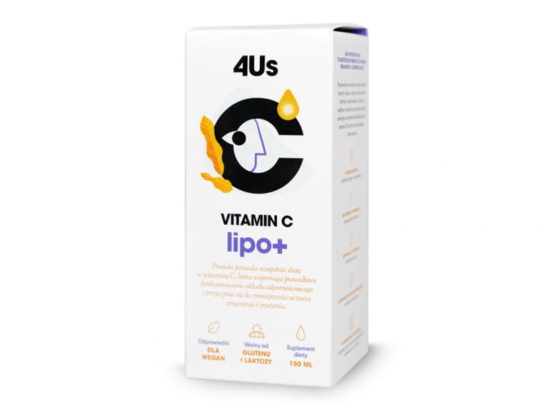 4us Vitamín C Lipo + 150ml HEALTHLABS