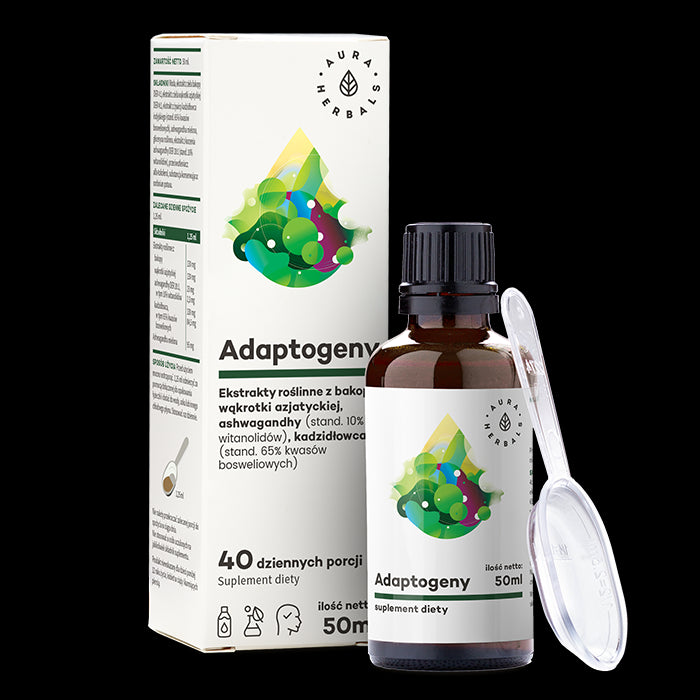 Adaptogene - Pennywort Ashwagandha Räucherstäbchen - flüssig 50ml AURA HERBALS