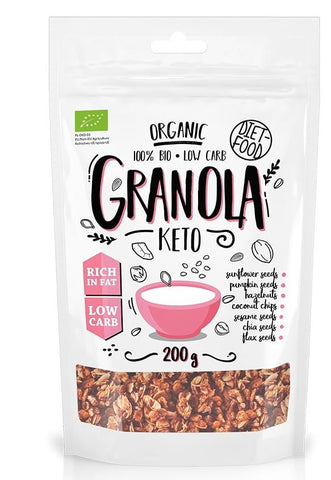 Keto granola BIO 200 g ALIMENTATION RÉGIME