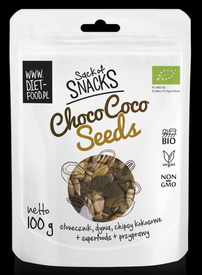 A mixture of cocoa seeds 100 g EKO DIET - FOOD
