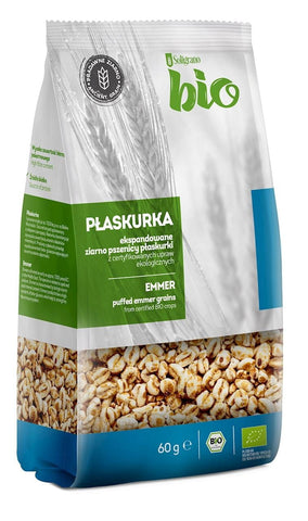 BIO expandovaný tanier plochý 60 g - SOLIGRANO