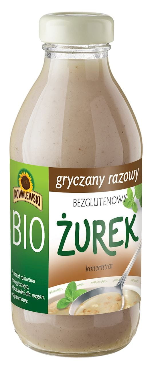 Sopa de centeno agria de trigo sarraceno sin gluten BIO concentrado 320 ml - KOWALEWSKI