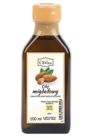 Mandľový olej, za studena lisovaný 100ml OLVITA