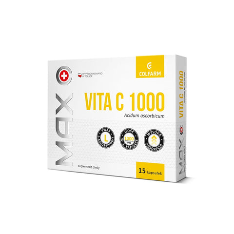 Max vita C1000 15 capsules COLFARM