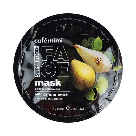 Face Mask Pear &amp; Lemon 10 ml CAFEMIMI