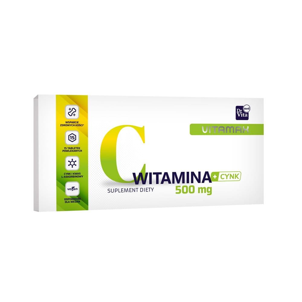 Vitamina C 500 + zinc 15 comprimidos