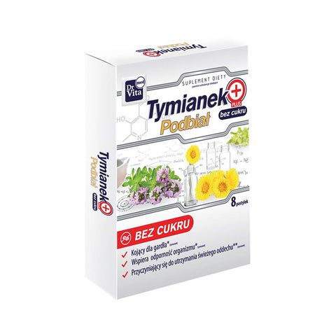 Thymian + Huflattich ohne Zucker 8 Lutschtabletten