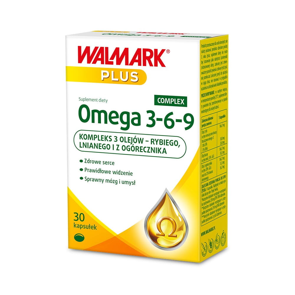 OMEGA 3 - 6 - 9 complexe de 3 huiles 30 gélules