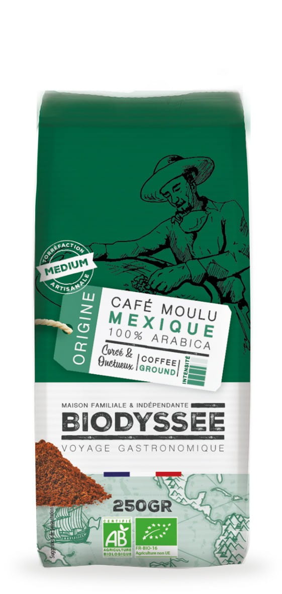 Café 100% Arábica México molido 250g ECO BIODYSSEE