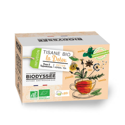 Bylinný detoxikačný čaj 20x1,5g EKO BIODYSSEE