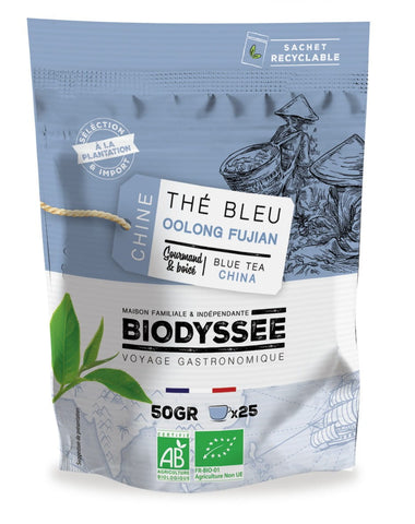 Té azul Oolong Fujian 50g ECO BIODYSSEY