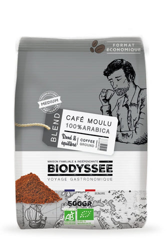 Káva 100% mletá Arabica 500g ECO BIODYSSEE