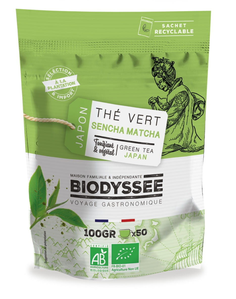 Té Verde Sencha Matcha 100g ECO BIODYSSEE