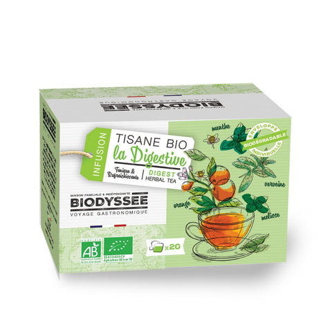 Té de hierbas para la digestión 20x1,5 g EKO BIODYSSEE