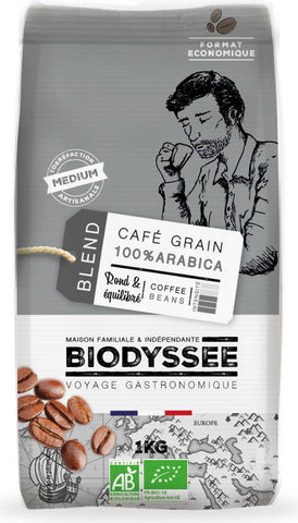 Káva 100% Arabica zrná 1 kg ECO BIODYSSEE