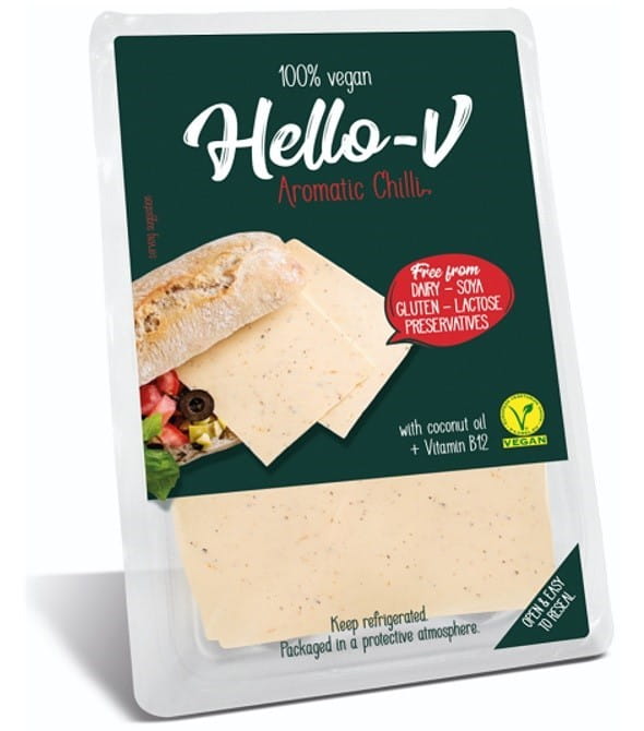 Alternative végétale au chili cheese - tranches 140 g HELLO - V