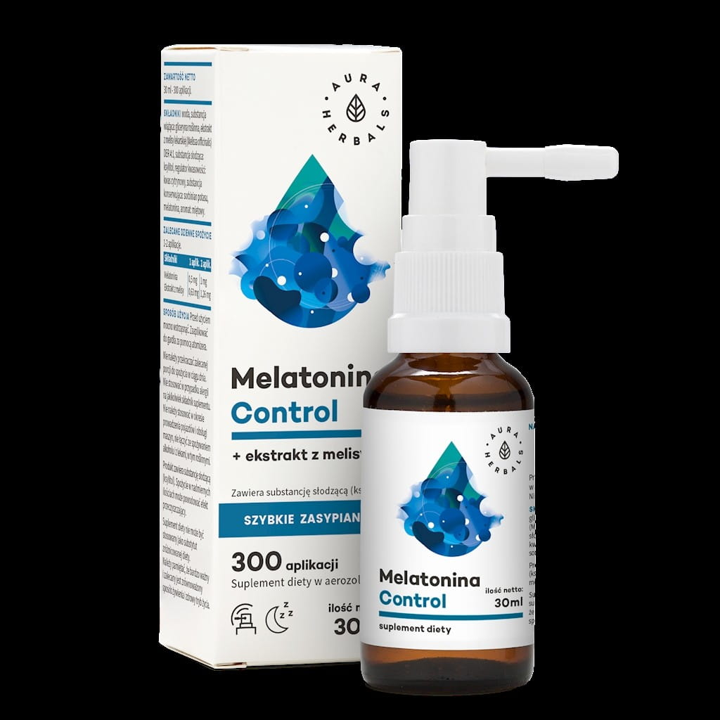 AURA HERBALS Control de Melatonina + Extracto de Melisa Spray 30ml