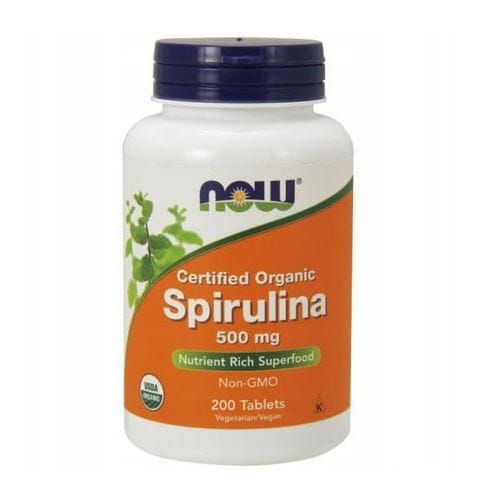 Bio Spirulina BIO 500mg pacifica 200 Kapseln NOW FOODS