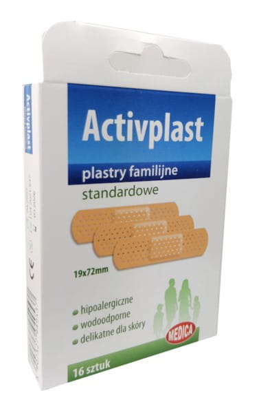 Standard family plaster 16 pieces - ACTIVPLAST