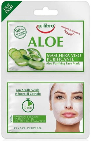 Masque visage Aloès 2x75ml EQUILIBRA