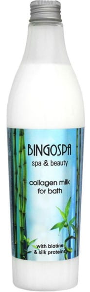 Collagen bath milk with silk BINGOSPA