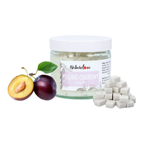 Peeling de azúcar de ciruela 250 g NATUROLOVE