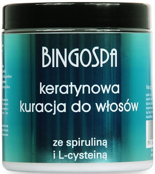 Keratínové ošetrenie vlasov BINGOSPA so Spirulinou