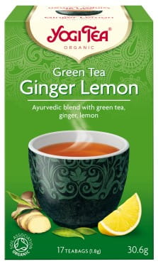 Thé vert gingembre citron bio17x18g YOGI TEA
