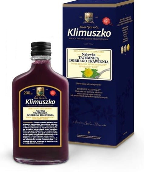 Tinktur zur Unterstützung der Verdauung 200ml KLIMUSZKO