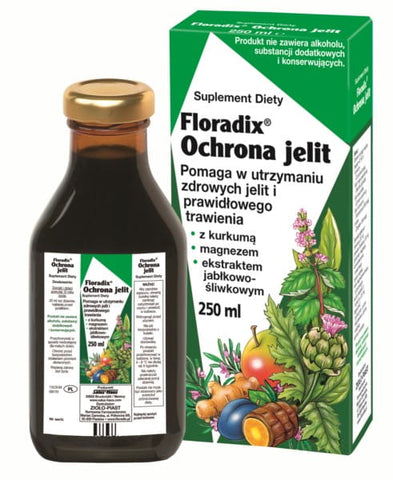 Herbe - moyeu protection intestinale 250 ml liquide FLORADIX