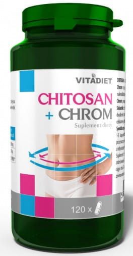 Chitosan + chróm 120 kapsúl VITADIET hladina cukru v krvi