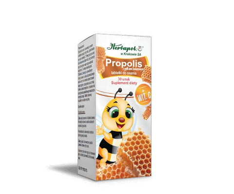 Propolis with bee pollen 30 HERBAPOL tablets