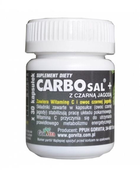 Carbosal with Blueberry 30 GORVITA Capsules
