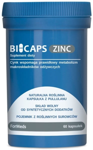 Bicaps zinc 25 MG 60 caps Résistance FORMEDS