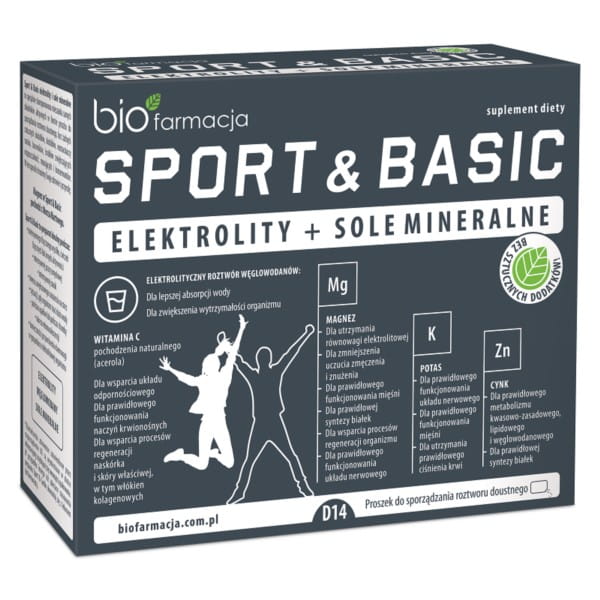 Sport &amp; basic electrolyte salts min. 14 BIOPHARMATION