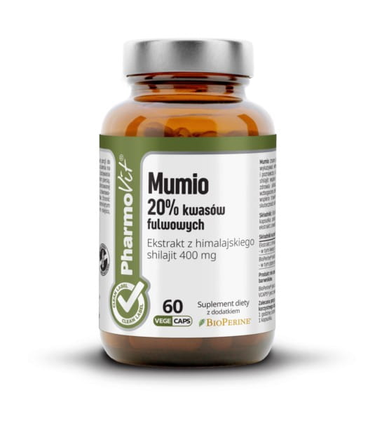 Mumio 20% acides fulviques clean label - PHARMOVIT