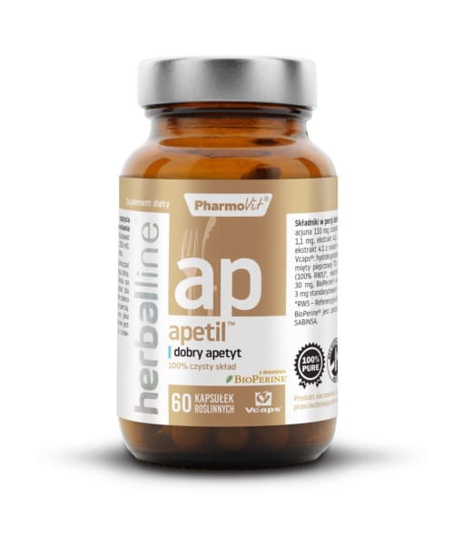 Apetil herbline 60 capsulas mejora el apetito PHARMOVIT