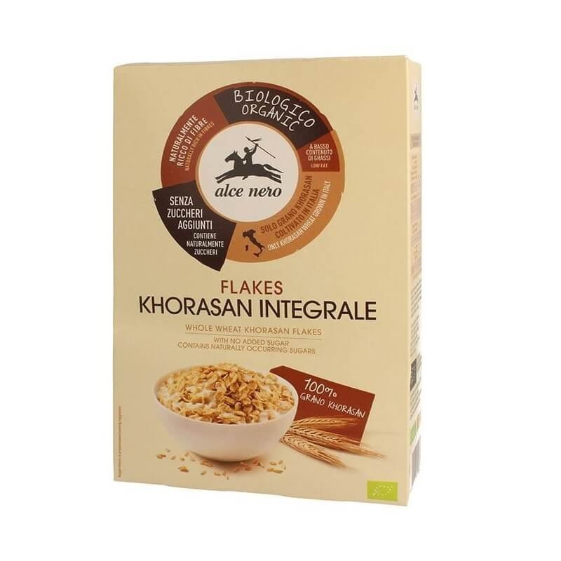 Vollkorn-Khorasan-Flocken ohne Zuckerzusatz BIO 200 g - ALCE NERO