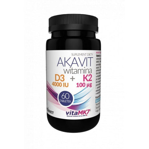 Akavit vitamine D3 4000 K2 100 60 comp. VITADIET