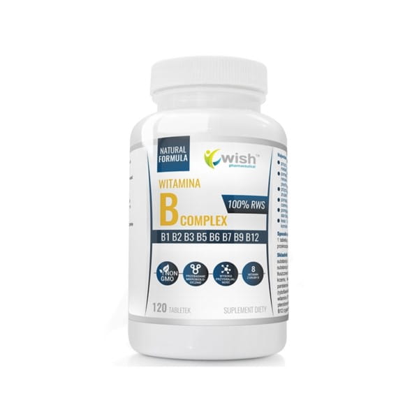 COMPLEJO DE VITAMINA B 120 capsulas WISH