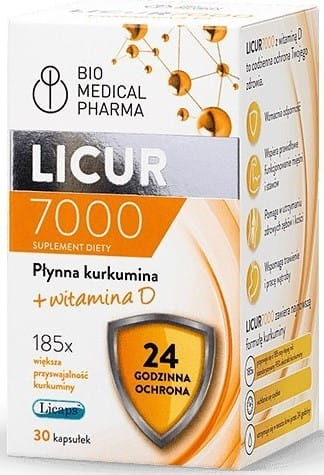 Licur 7000 vitamine D 30k curcumine BIO MEDICAL PHARMA